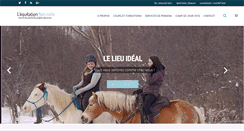 Desktop Screenshot of equitationbonanza.ca